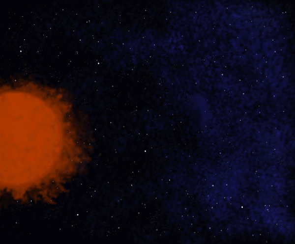 Animation of the long gamma-ray burst afterglow