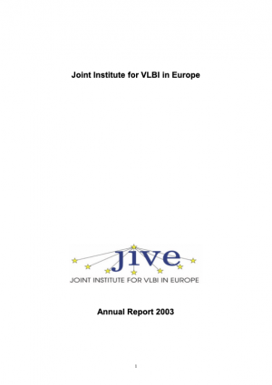 JIVE 2003 Annual Report
